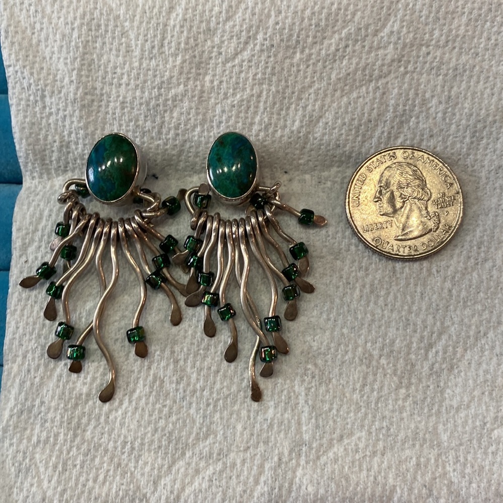 Turquoise earrings - Picture 7 of 7
